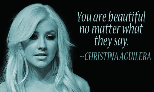 Christina Aguilera quote